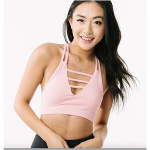 ZYIA Pink Grid Bra (S)